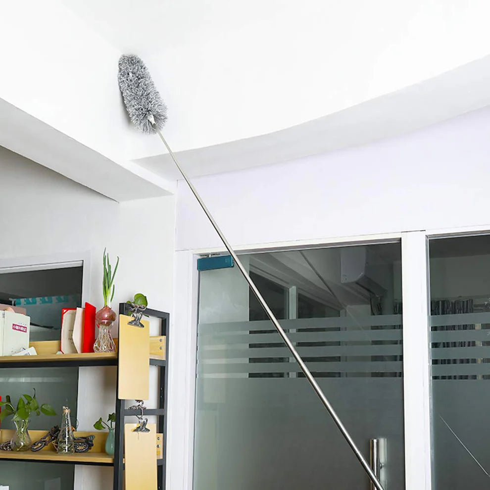 Microfiber Duster – 100-Inch Extendable Hand + Get 2 Mop Holder FREE!