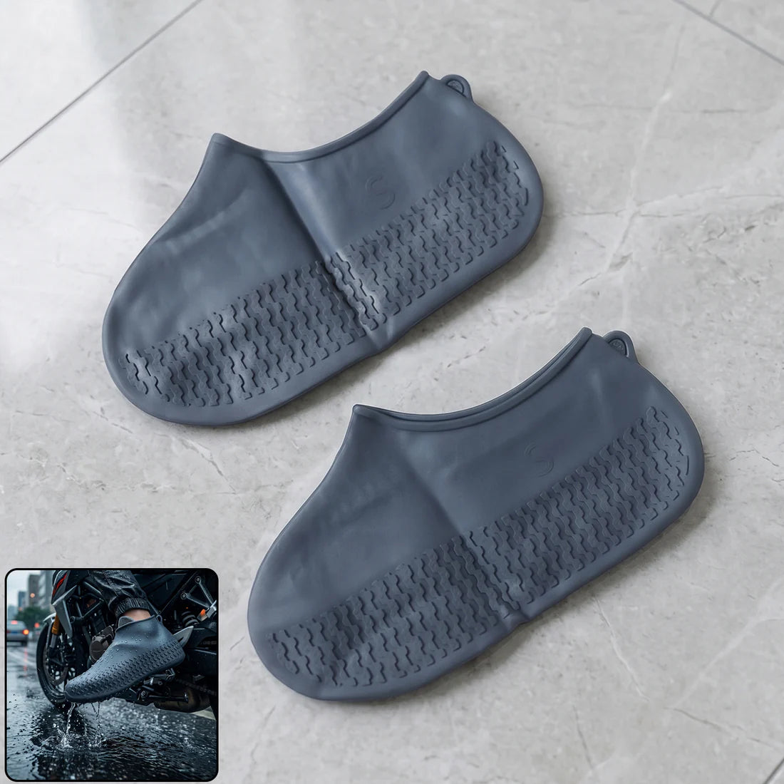 Premium Silicone Waterproof Shoe Covers - Reusable & Anti-Slip