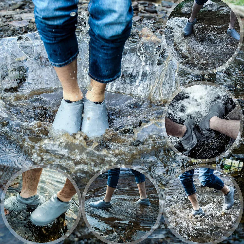 Premium Silicone Waterproof Shoe Covers - Reusable & Anti-Slip