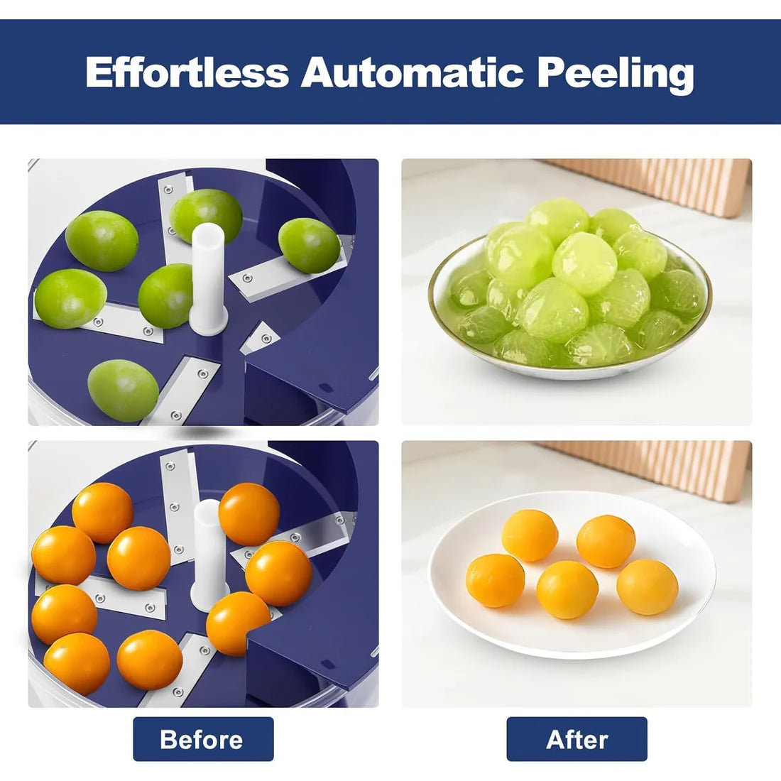 2-in-1 Kitchen Speed Prep Combo | Fruit & Vegetable Peeler + USB Rechargeable Mini Food Chopper