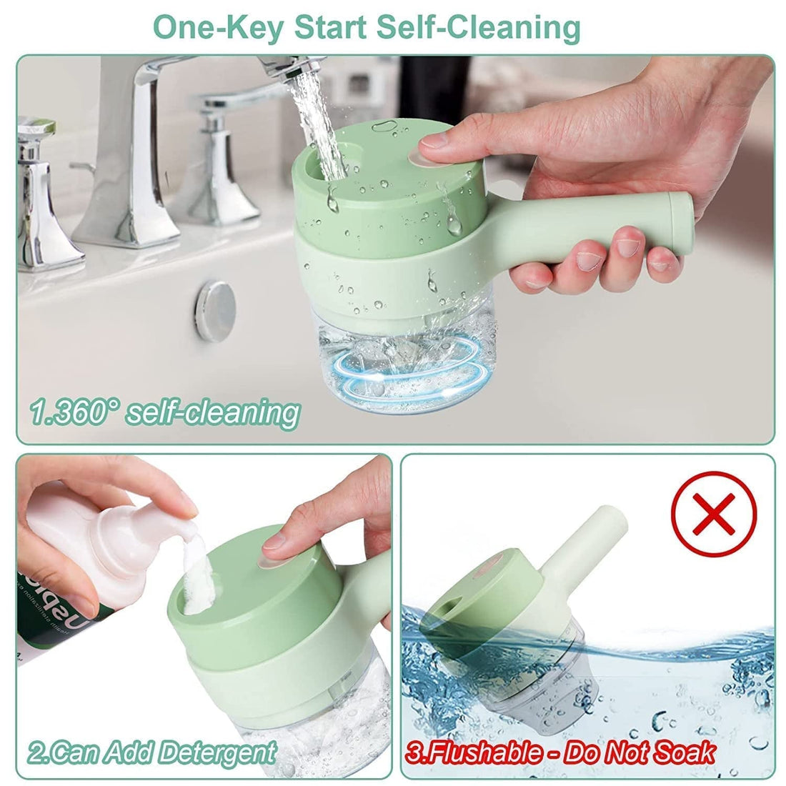 4-in-1 Electric Food Chopper + Kitchen Trash BinCombo |  Kitchen Essentials