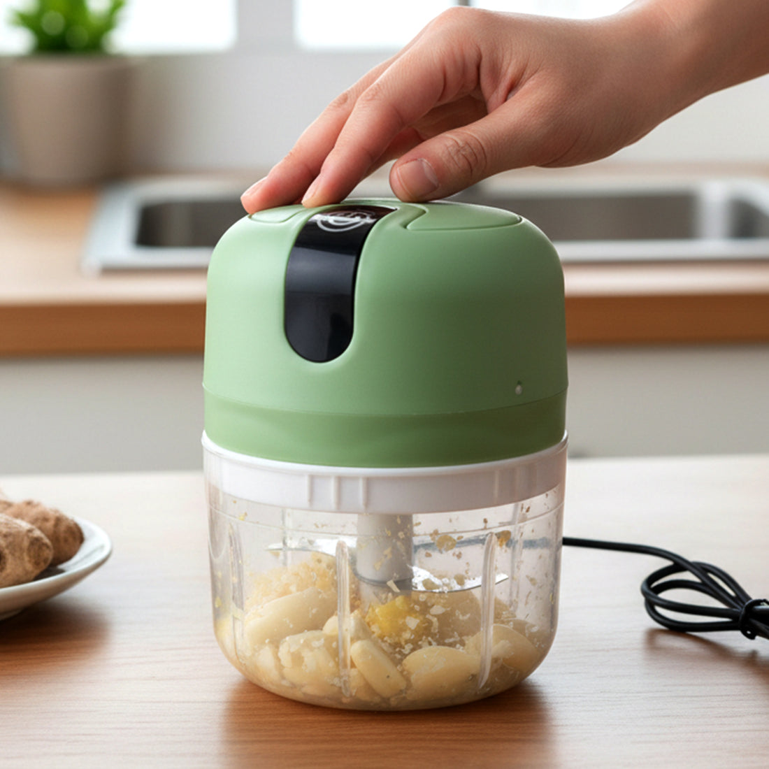2-in-1 Kitchen Speed Prep Combo | Fruit & Vegetable Peeler + USB Rechargeable Mini Food Chopper